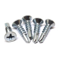 Europe hot sale Perfect quality and bottom price flat head self drilling pvc profile window screws